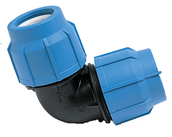 Plasson Compression Elbow 16 Bar (WRAS Approved)